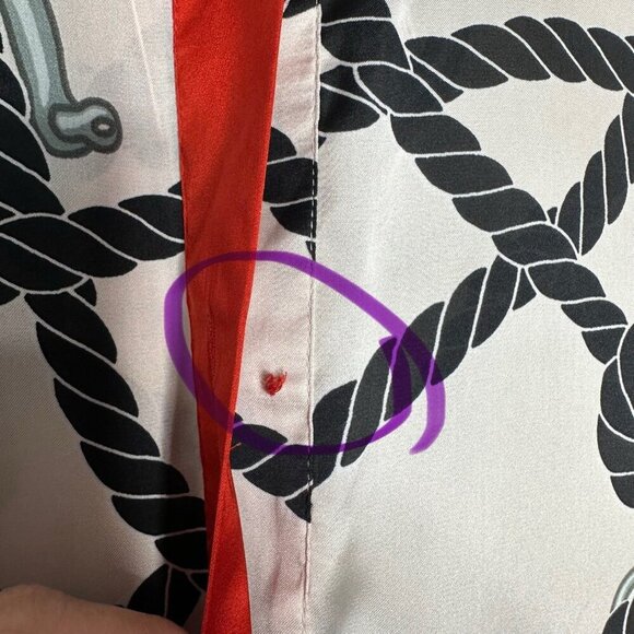 Zara Tunic Top Nautical Anchor Size M - Picture 11 of 11